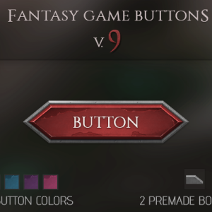 Fantasy Game Buttons V.9