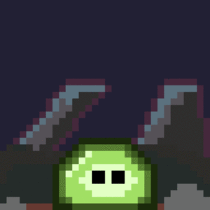 Slime, pixel art